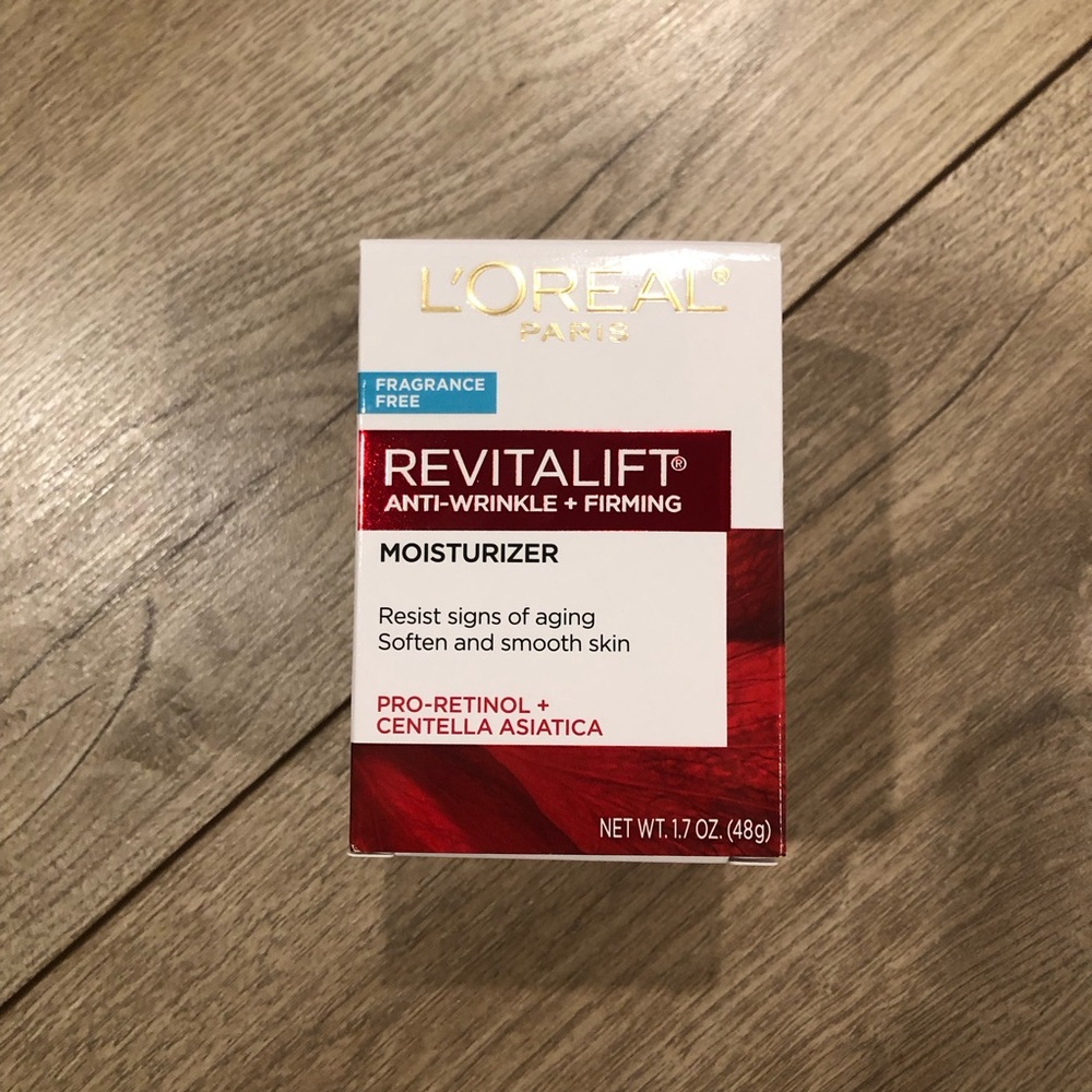 L'Oreal Revitalift Anti-Wrinkle + Firming Moisturizer Fragrance Free, 1.7 oz